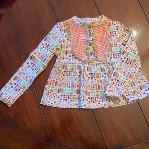 EUC 2T Matilda Jane Ruffle Top.
